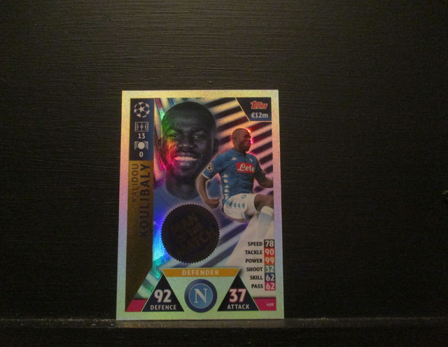 Kalidou Koulibaly - UEFA Champions League Match Attax 2018/19 Original Trading Card #409