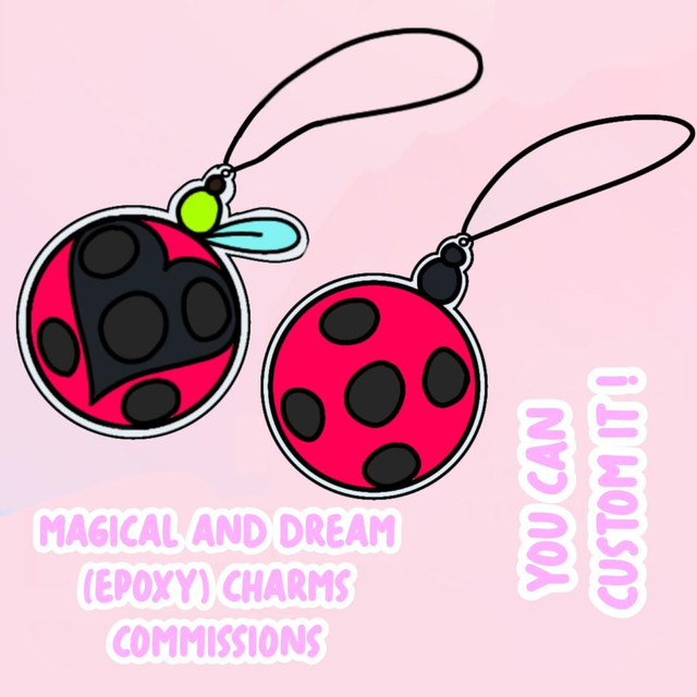 [Closed] Magical / Dream (Epoxy Phone Charms) [Commission]