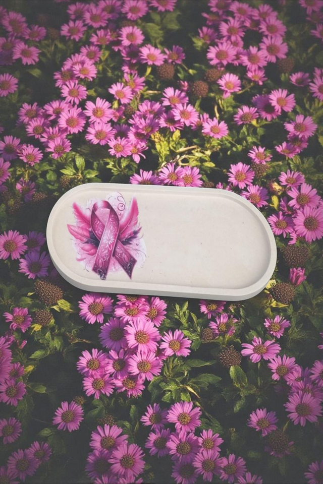 Grand plateau dessin octobre rose