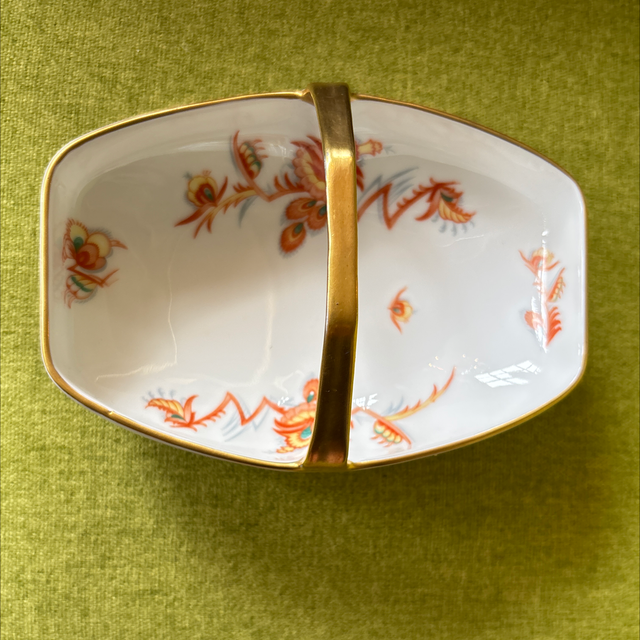 Porzellan Schale mit Henkel 