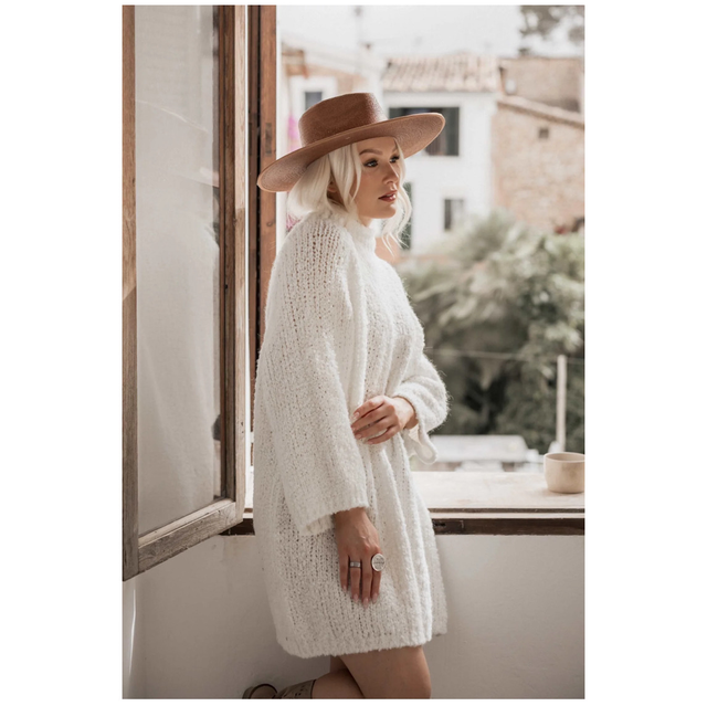 Hansen Sweater White