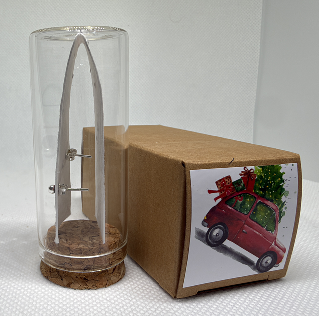 'Home for Christmas' Plantable Paper Earrings