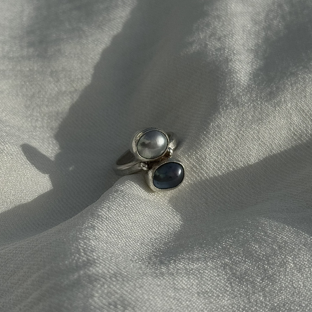 Freshwater Pearl Duo Ring