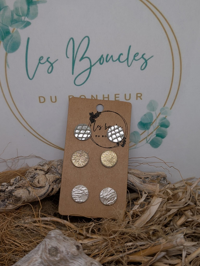Lot de 3 paires de puces pu017
