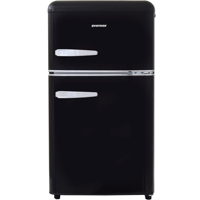 Retro Kühlschrank Syntrox, 81 Liter, Gefrier & Kühlkombination, EEK A+