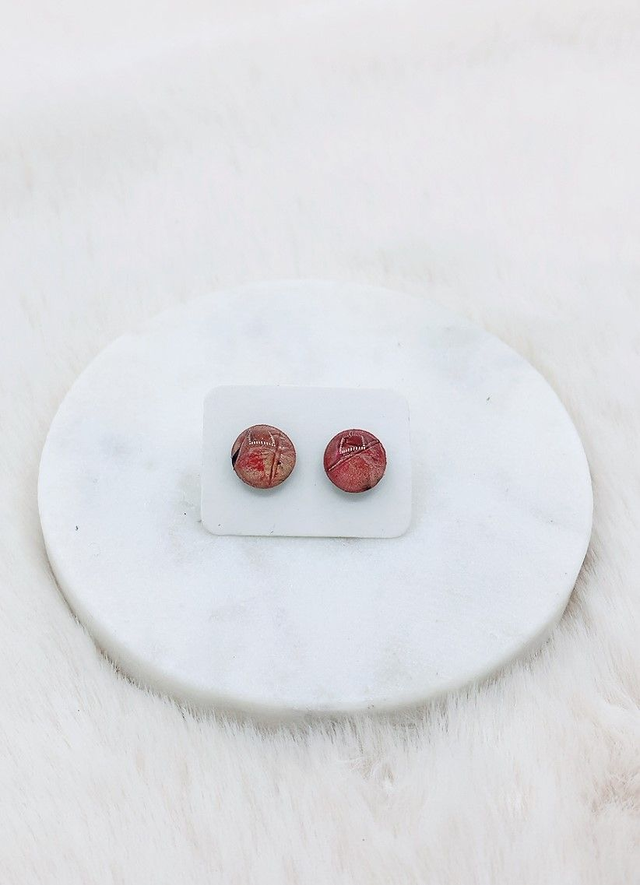 Puces d'Oreilles Rose orangé