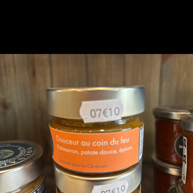 Douceur au coin du feu potimarron, patate douce et épices 