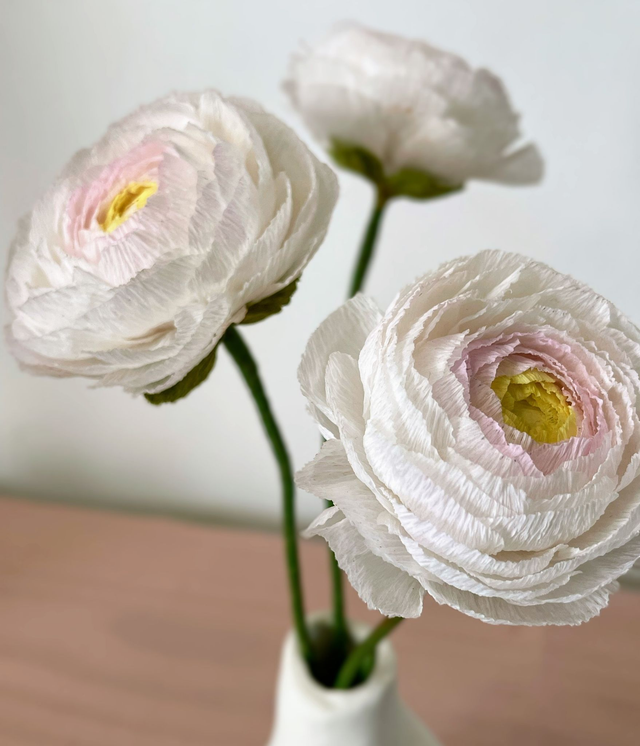 Renoncule "Enaé" avec son vase artisanal offert