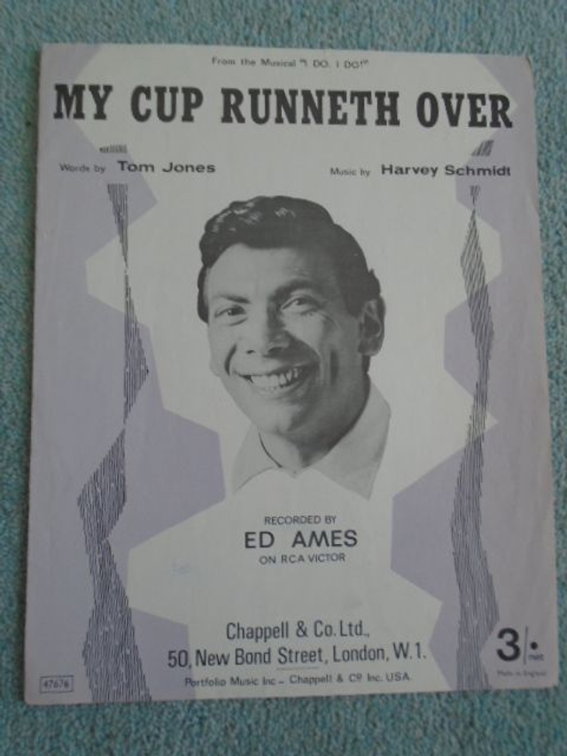 My Cup Runneth Over Sheet Music from Musical ' I Do, I Do'