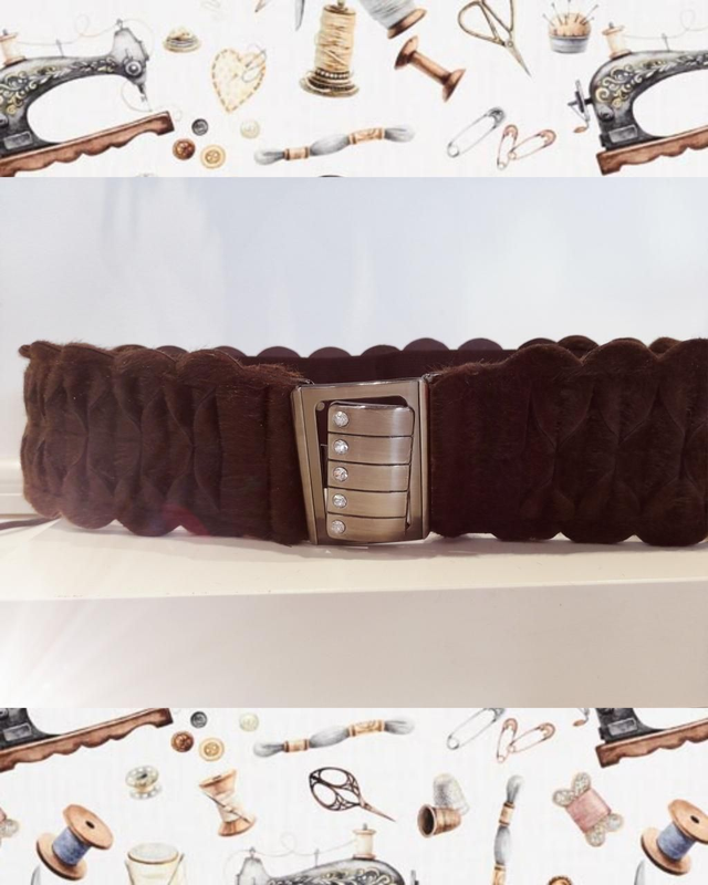 Ceinture Fausse Fourrure 