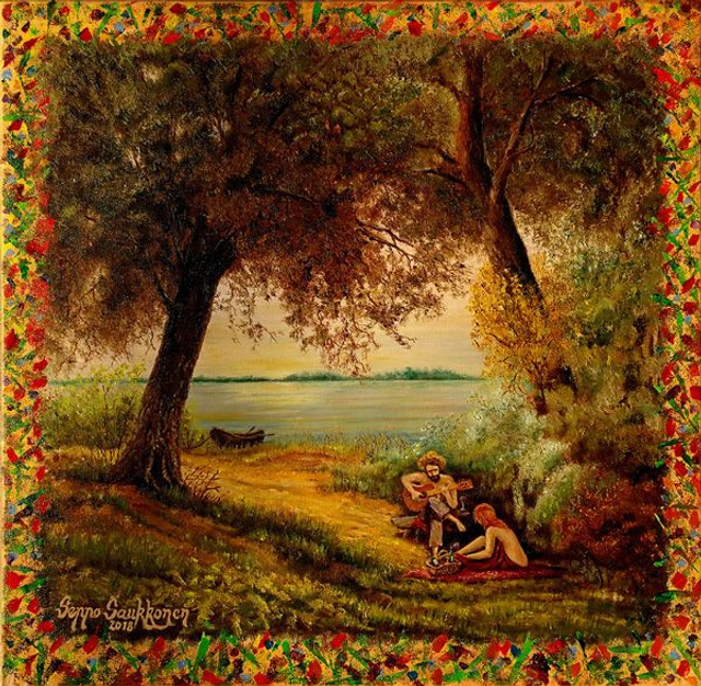 01. Picnic rannalla 60x60 cm