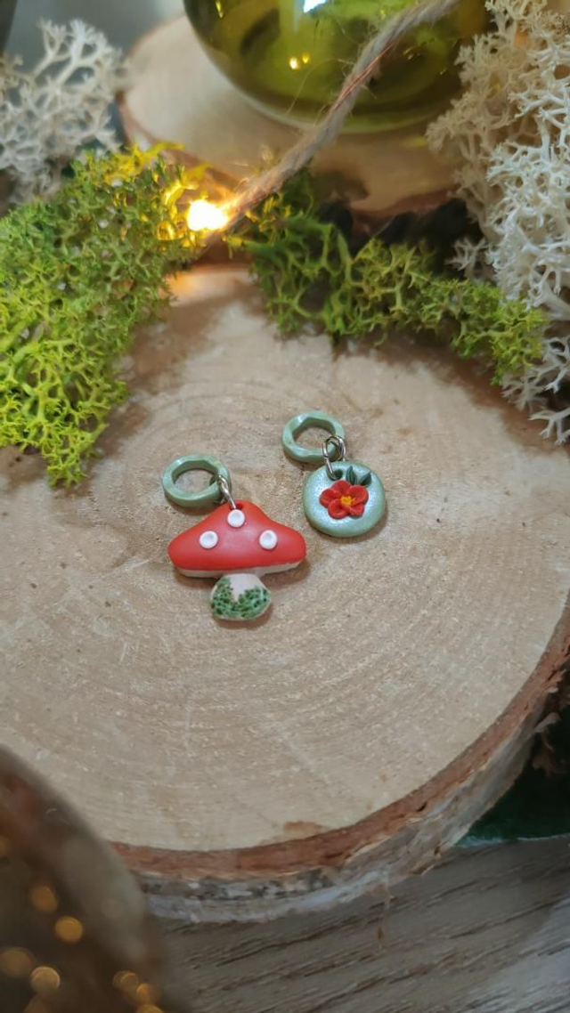 Marqueur Champignon lot de 2