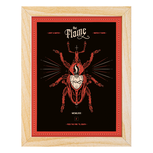 _30x40 / The flame (rouge)