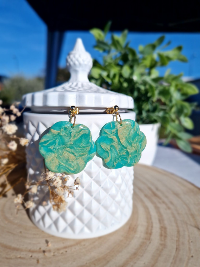 Lumineuse / boucles d'oreilles 