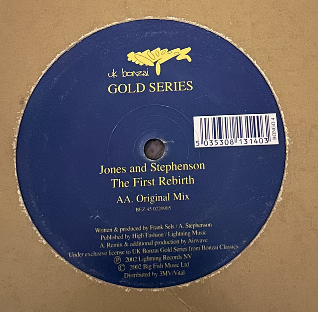 Jones &amp; Stephenson - The First Rebirth - BONZAI GOLD SERIES
