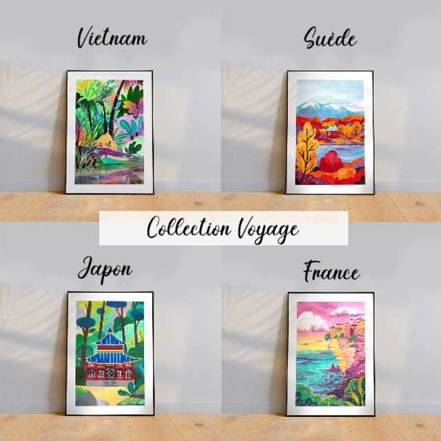 Print Voyage Vietnam Delta du Mekong