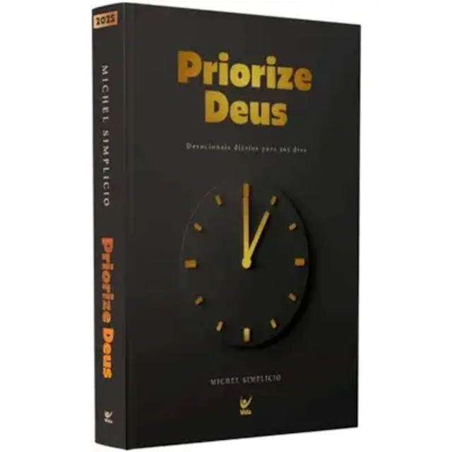 Devocional - Priorize Deus 2025 capa dura