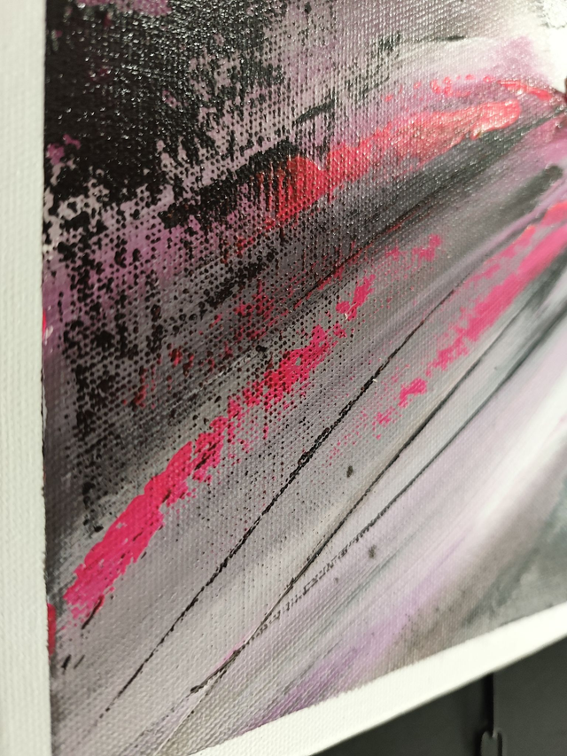 tableau Moderne fluorescent- art contemporain - art abstrait création originale