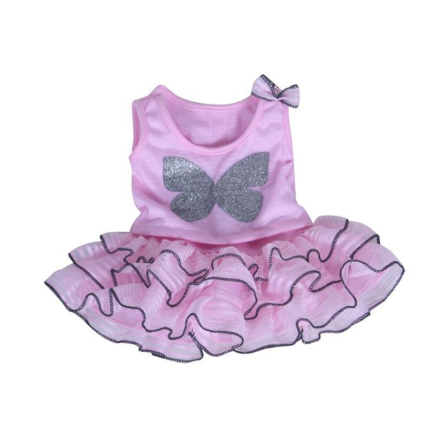 Top Farfalla Rosa con Tutù - 3089