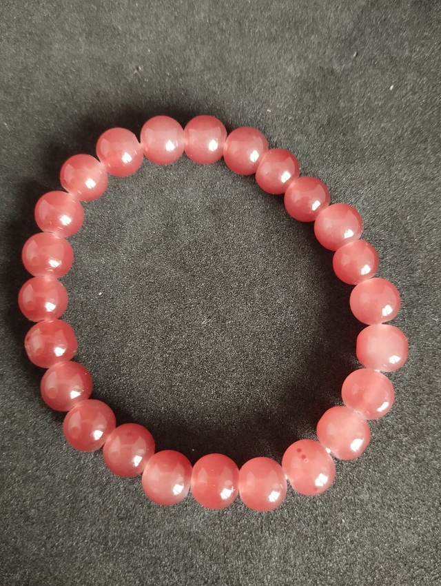 Bracelet en rhodochrosite