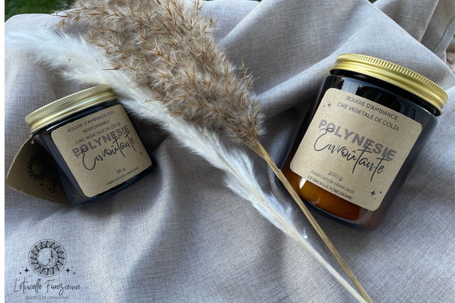 Bougie classique - Polynésie envoûtante