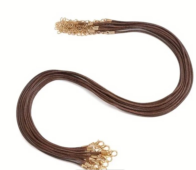 Ruskea kaulaketju 45-50cm 