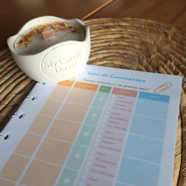 Recharge 50 Suivis de Commandes + Recharge bougie (en option)