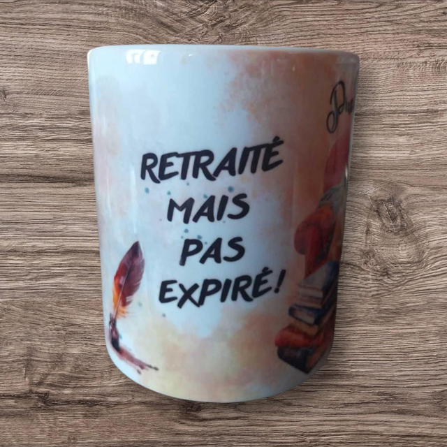 Mug "Retraité mais pas expiré"