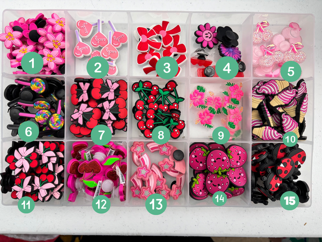 Girly Pink Charm Tray