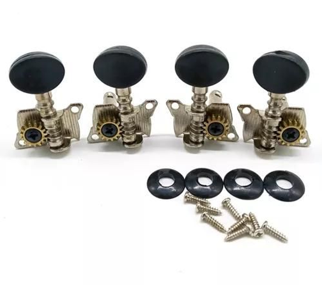 Tarraxa ukulele MGUK2 2+2 preto Andaluz cód. 1047