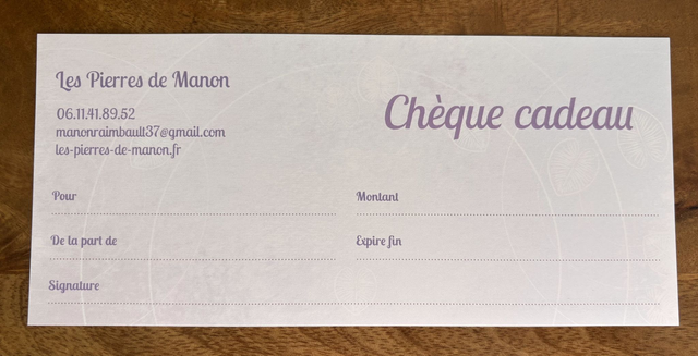 Chèque cadeau 35€