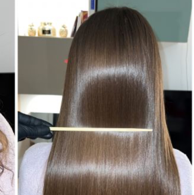 Coupe soin brushing cheveux long 