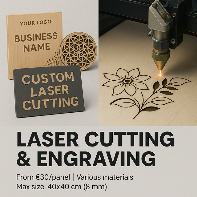 Servizio di Progettazione, Taglio e Incisione Laser