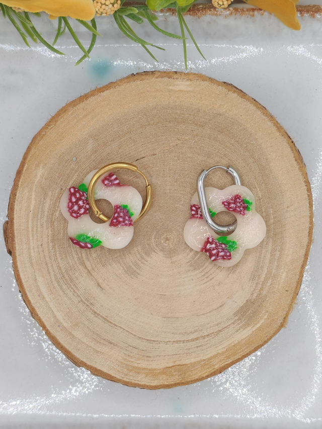 Fleurs Amaya raisin blanc réversible 