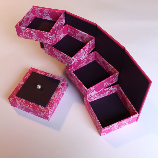 4 tier folding trinket box