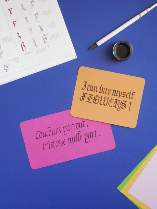 Atelier Calligraphie - débutants et initiés