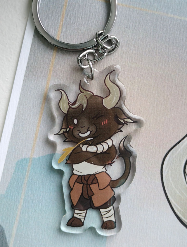 Porte-clé-Buffle chibi