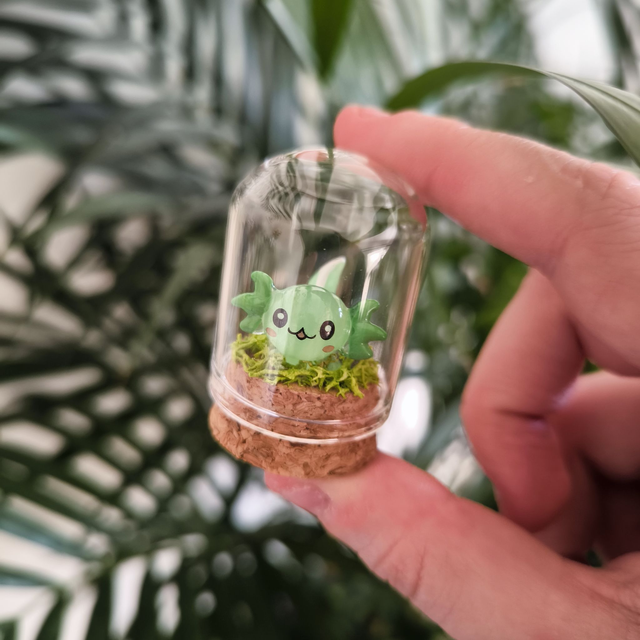 Toup&#039;tit protecteur - Axolotl vert