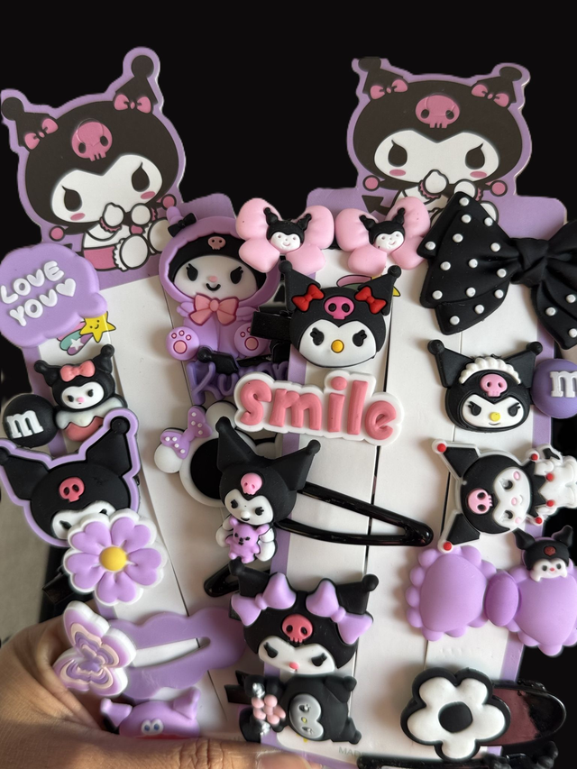 Kawaii Hair Clips for Girls – Cartoon Kitty Hair Accessories, Cute Teen Girl Gift 12 piece