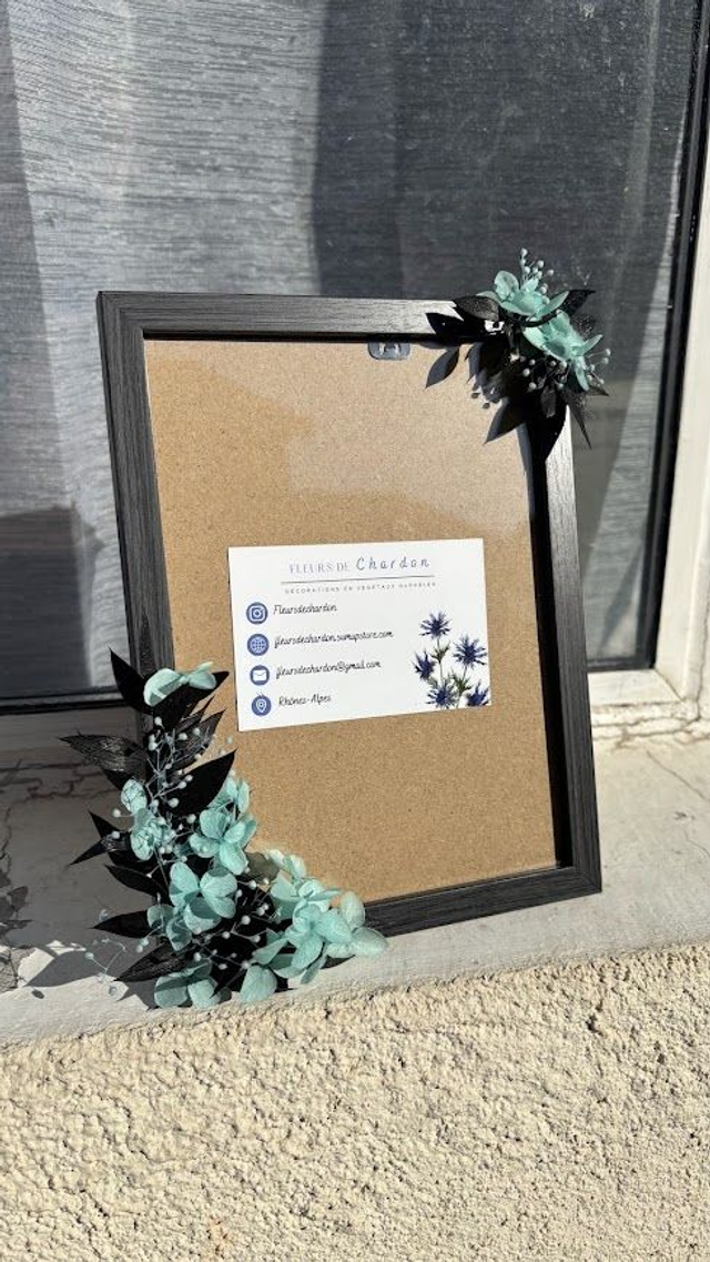 "Fleurs de Minuit" Cadre Fleuri