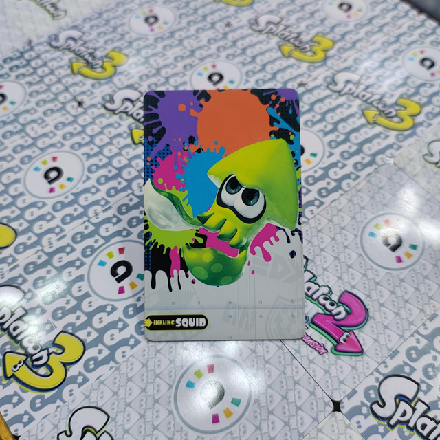 Tarjeta Amiibo Inkling Squid (verde)