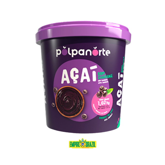 Açaí com Guaraná / Acai with Guarana POLPANORTE 1.02kg