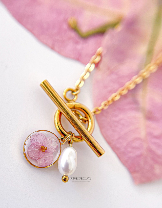 Bracelet - Fleur de bougainvillier