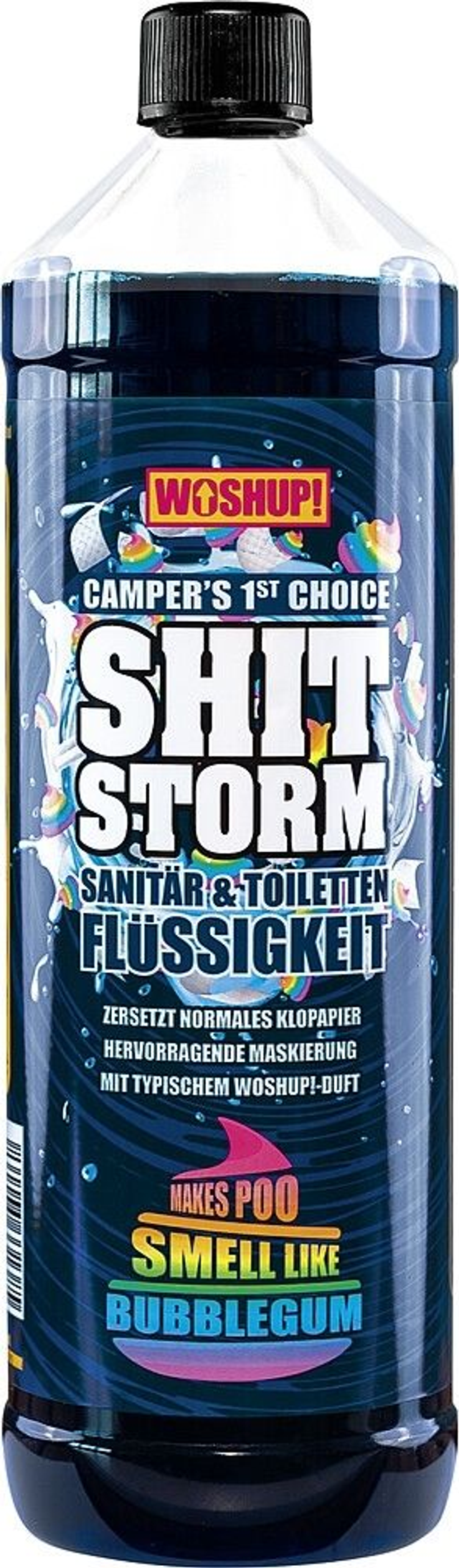 NEU ab 2024 Toilettenflüssigkeit WOSHUP Shit Storm Bubblegum