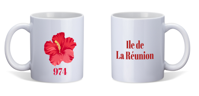 Mug "Hibiscus Rouge"