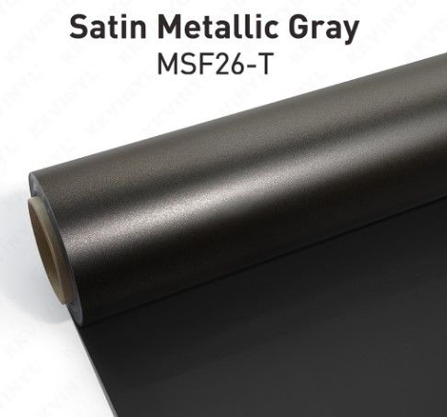 Satin Metallic Gray MSF26-T