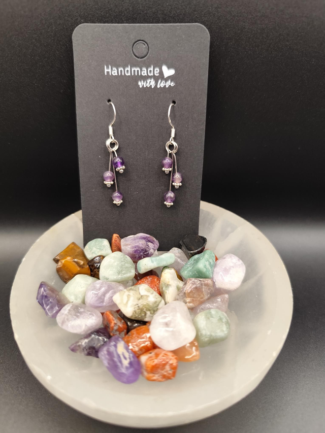 Amethyst earrings