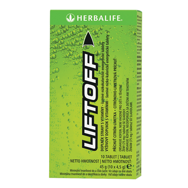 Lift Off Citron-Limetka 10 tablet v krabičce