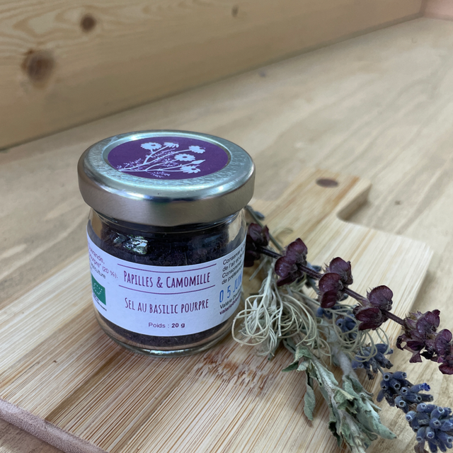 Sel au basilic pourpre