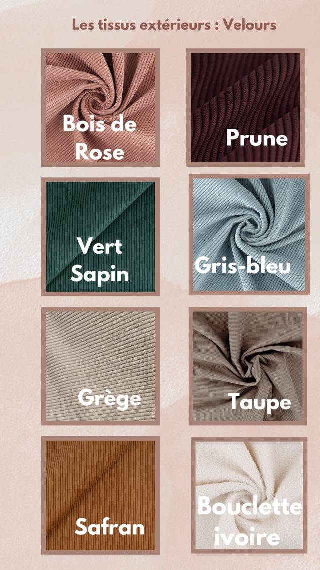 Cahier de coloriage en tissu